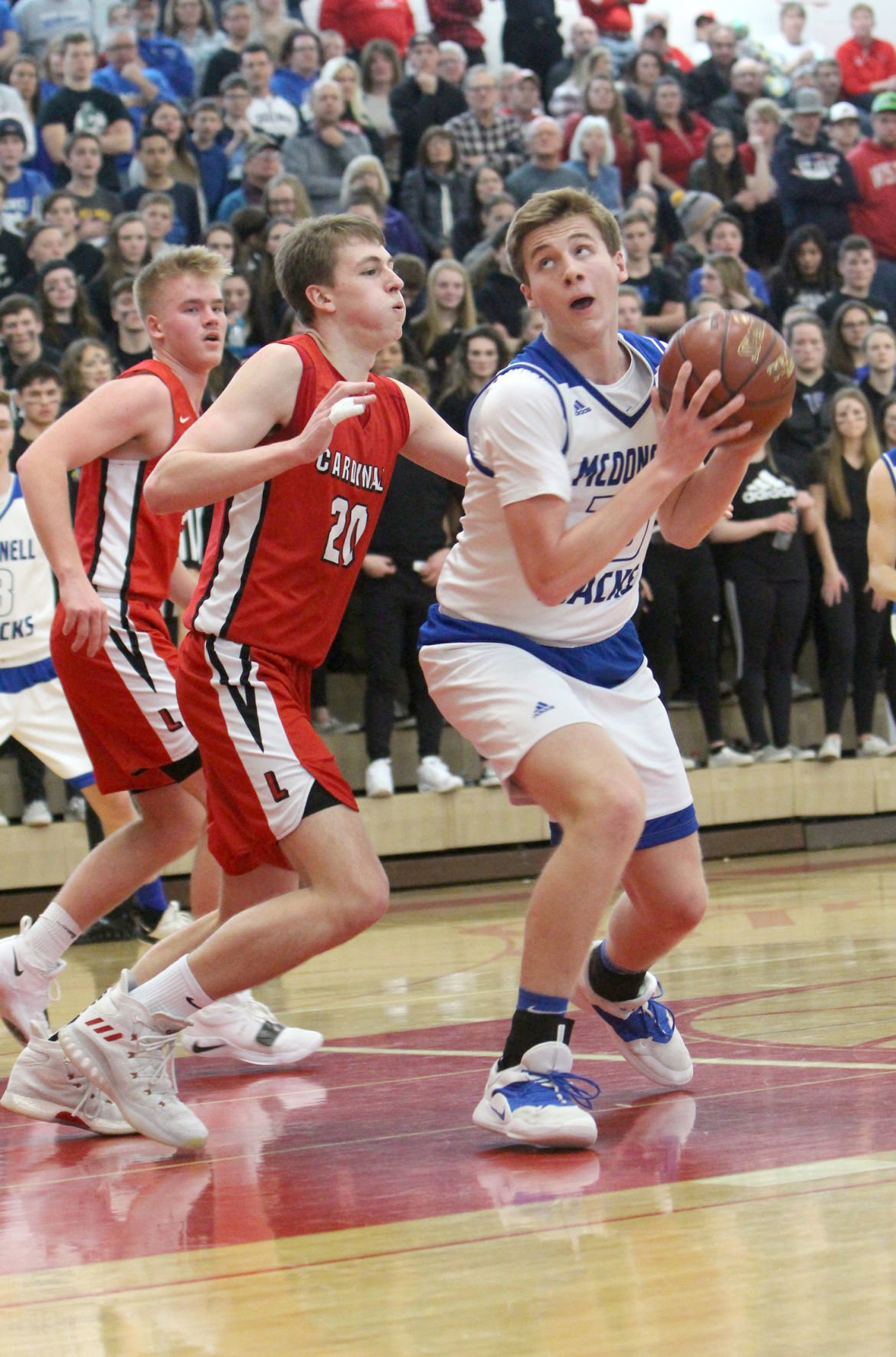 McDonell boys basketball vs Luck at Chi-Hi 3-9-19